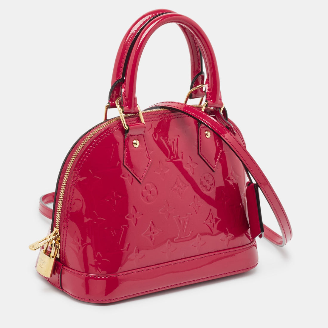 Louis Vuitton Indian Rose Monogram Vernis Alma Bb Bag