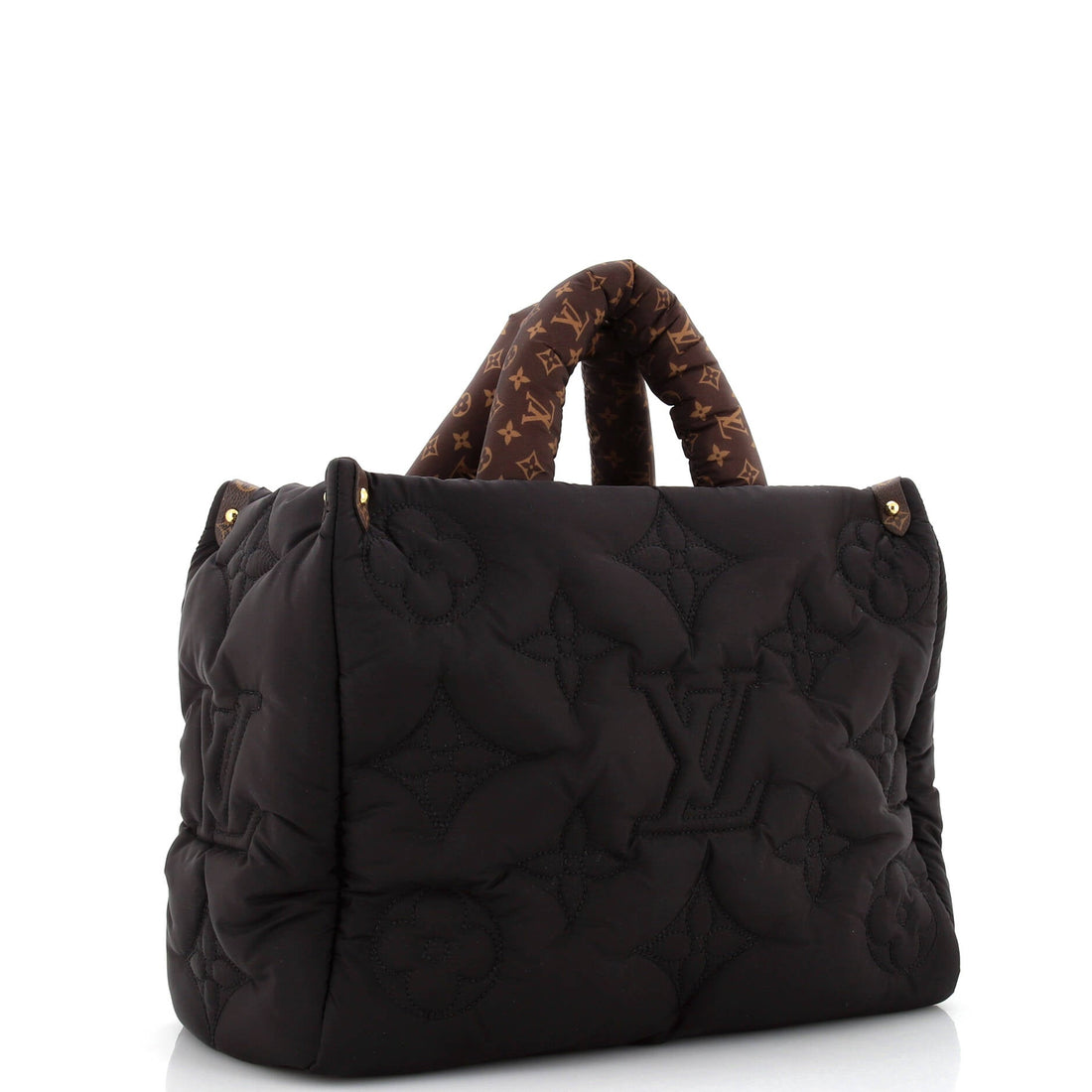 Pillow OnTheGo Tote Monogram Quilted Econyl Nylon MM