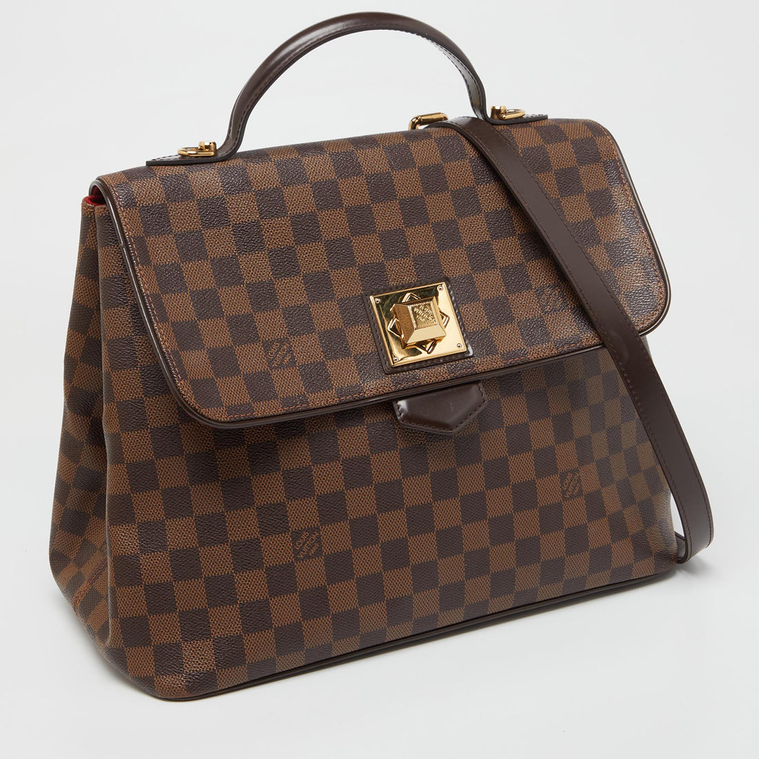 Louis Vuitton Damier Ebene Canvas Bergamo Gm Bag