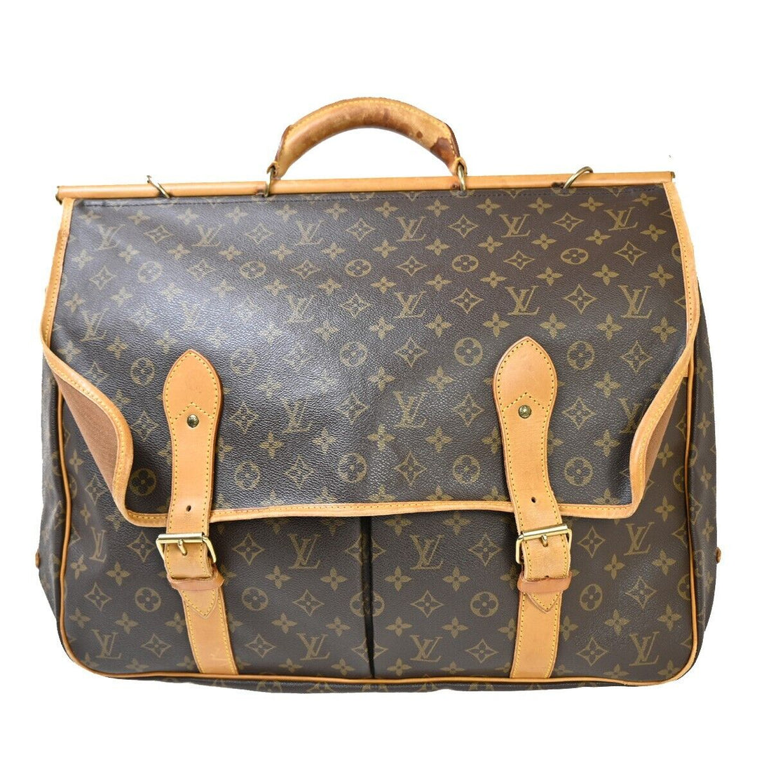 Louis Vuitton Sac Chasse  Canvas Shoulder Bag