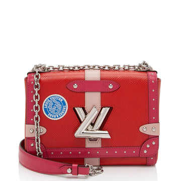 Louis Vuitton Limited Edition Epi Leather Trunk Twist MM Shoulder Bag