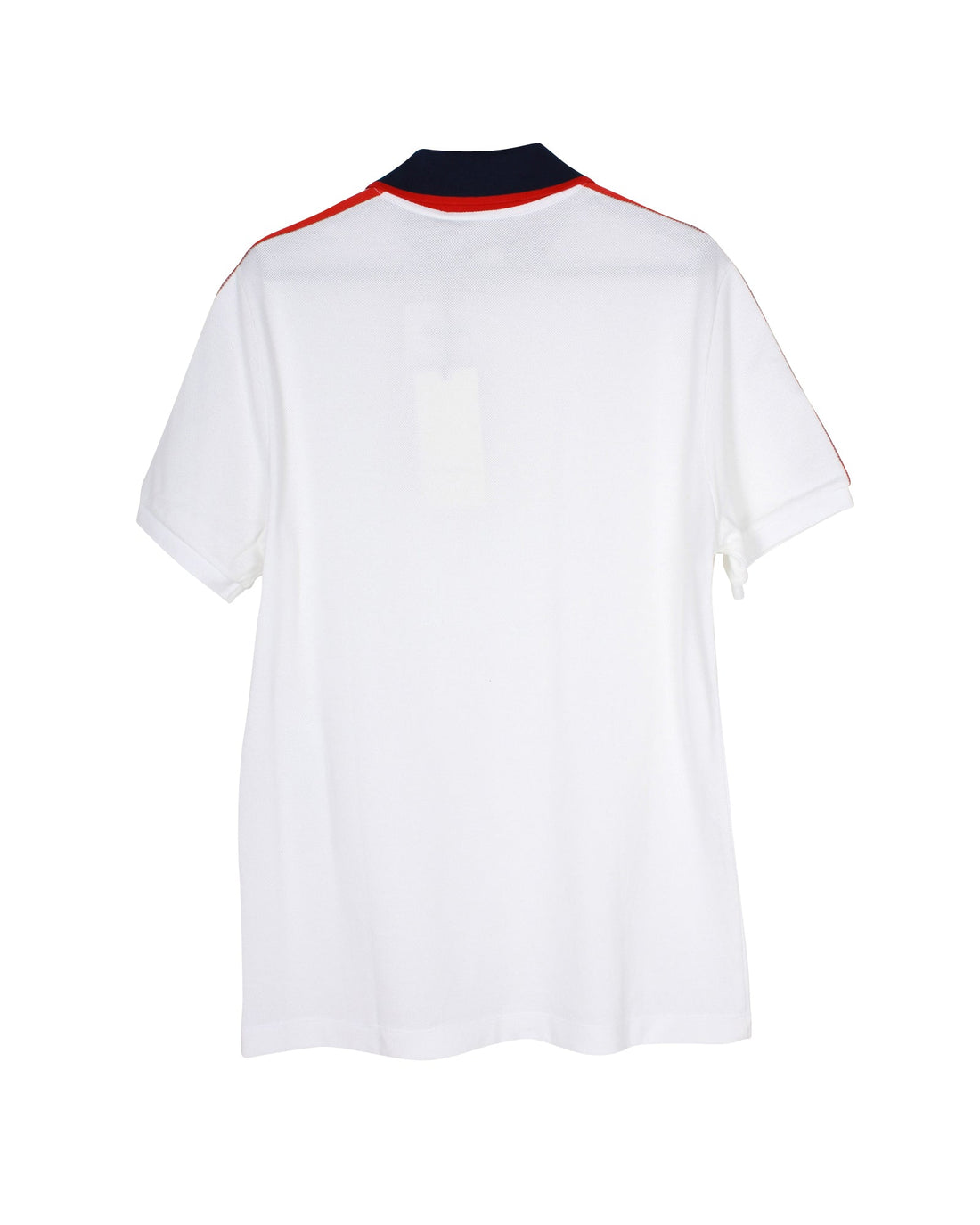Gucci Polo with Logo Stripe in White Cotton