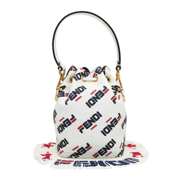 Fendi Tricolor X Fila Mania Beaded Mon Tresor Bag