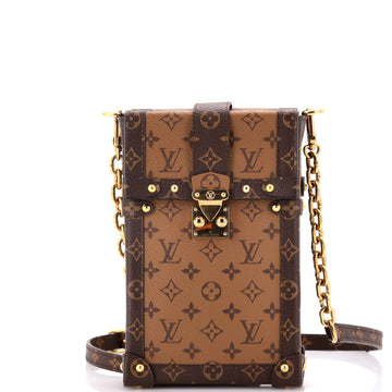 Vertical Trunk Pochette Reverse Monogram Canvas