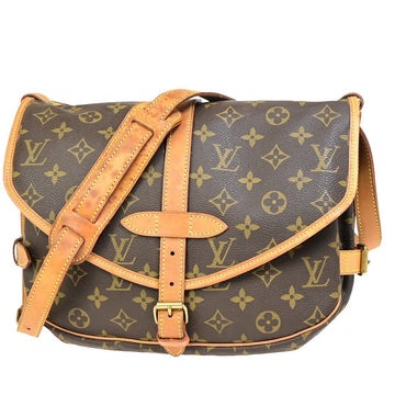 Louis Vuitton Saumur 30  Canvas Shoulder Bag