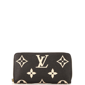 Zippy Wallet Bicolor Monogram Empreinte Giant