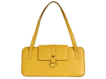 Burbe**y Yellow Leather Bag