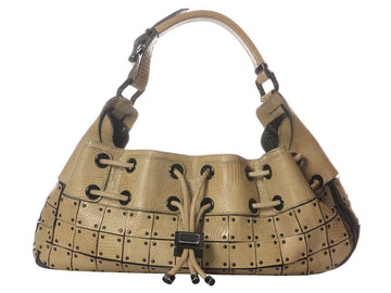 Burbe**y Lizard Paneled Warrior Bag