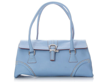 Burbe**y Light Blue Satchel
