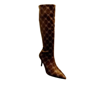DD WOMEN'S GG KNEE-HIGH BOOT BROWN