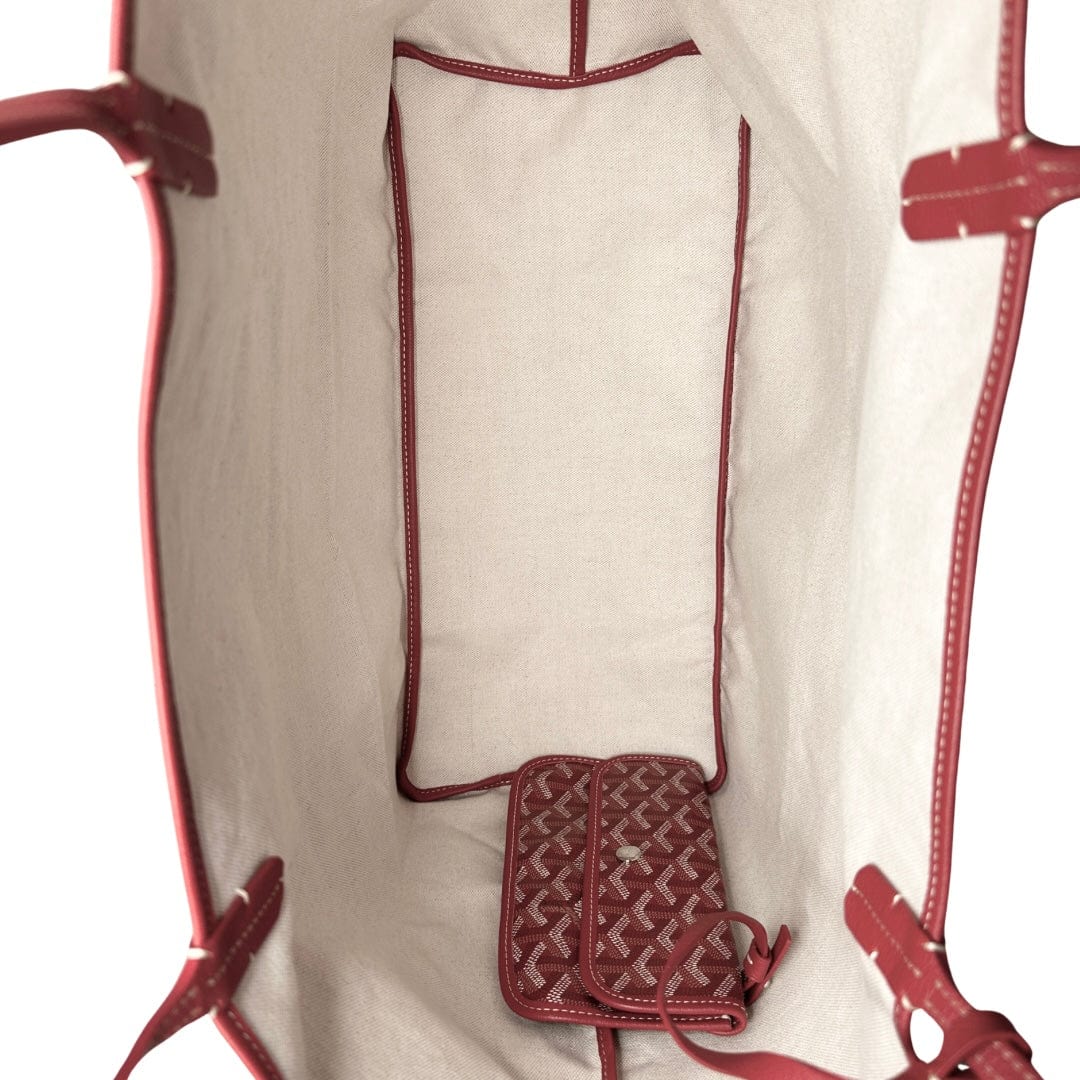 Goyard Red Goyardine Saint Louis GM Tote