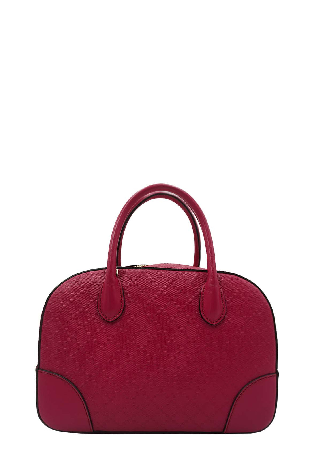 Bright Diamante Leather Top Handle Bag Pink