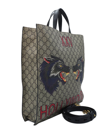 GG Hollywood Supreme Tote Brown Multi