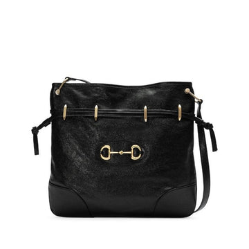 Horsebit Messenger Leather Bag