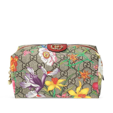 Medium Floral Ophelia Gg Supreme Cosmetic Pouch Bag