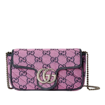 Pink GG Marmont Pink Super Mini Bag