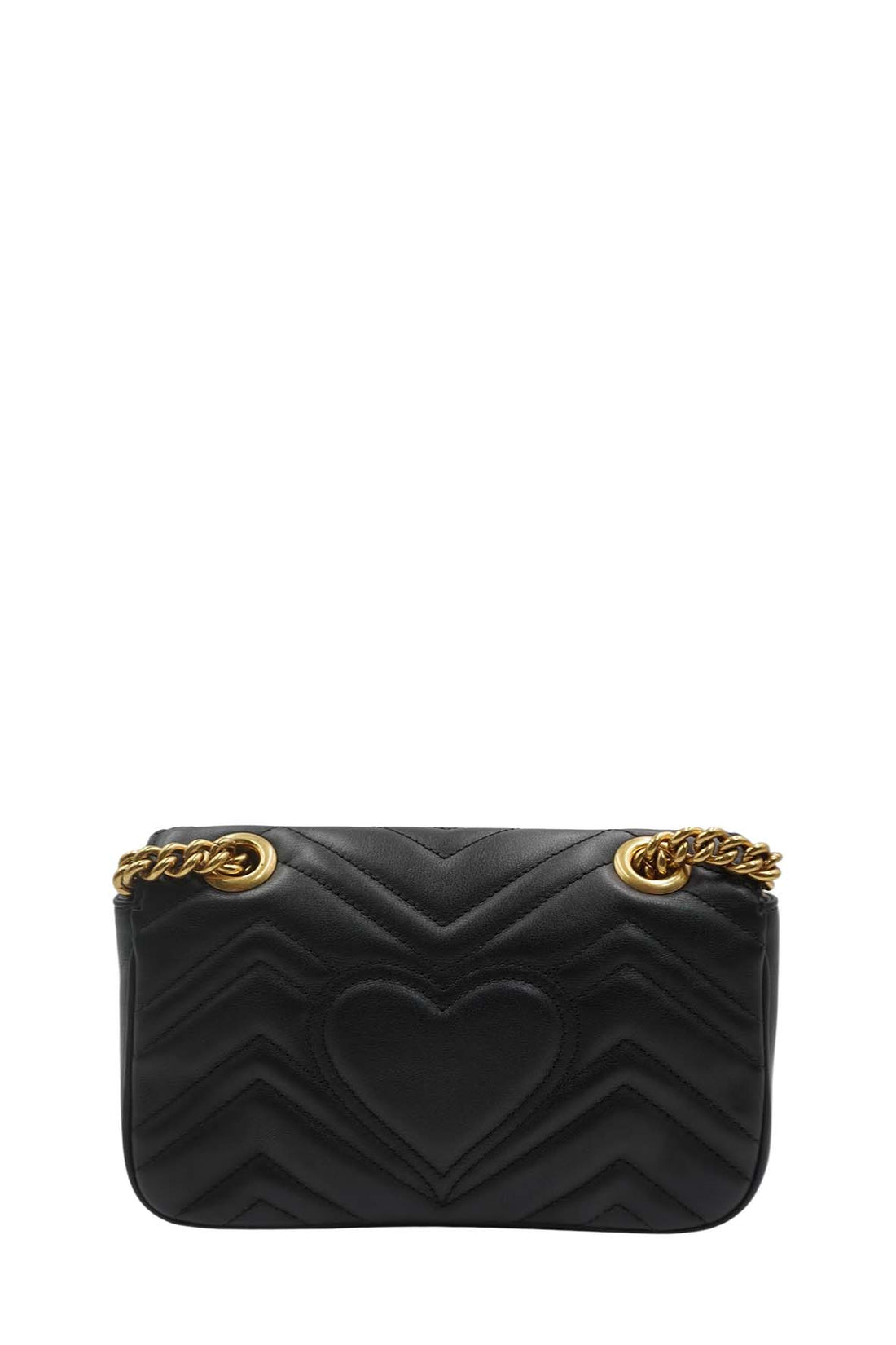 Small GG Marmont Matelasse Shoulder Bag Black