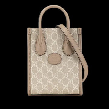 Beige Canvas Gucci Handbag