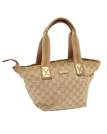 Beige Canvas Gucci Handbag
