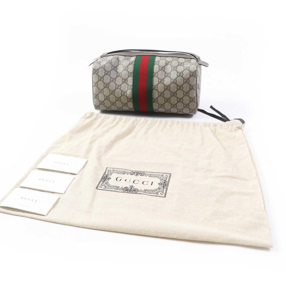 Beige Canvas Gucci Handbag