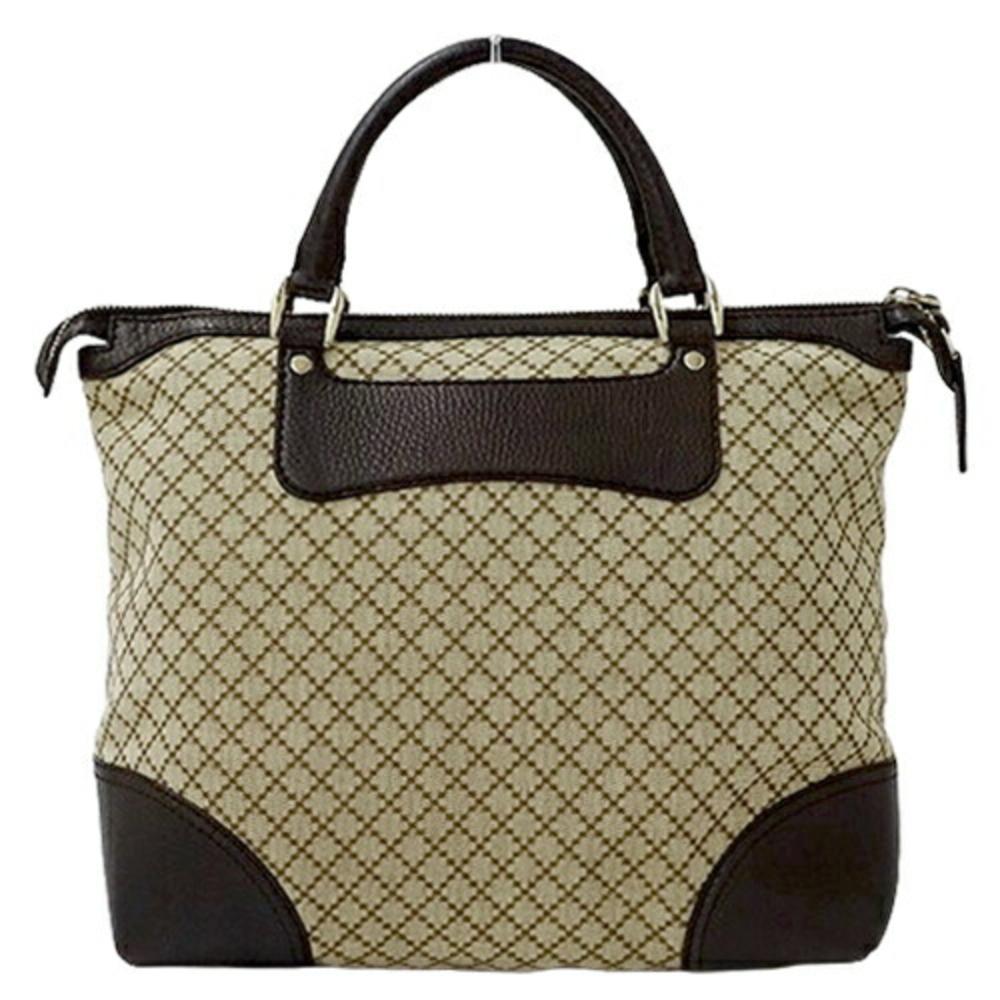 Beige Canvas Gucci Handbag