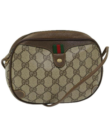 Beige Canvas Gucci Shoulder Bag