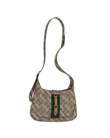 Beige Canvas Gucci Shoulder Bag