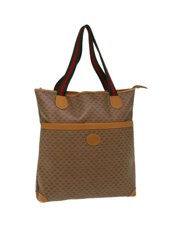 Beige Canvas Gucci Shoulder Bag