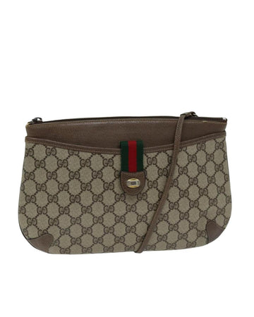 Beige Canvas Gucci Shoulder Bag
