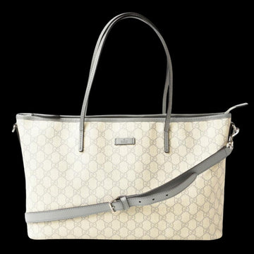 Beige Canvas Gucci Tote