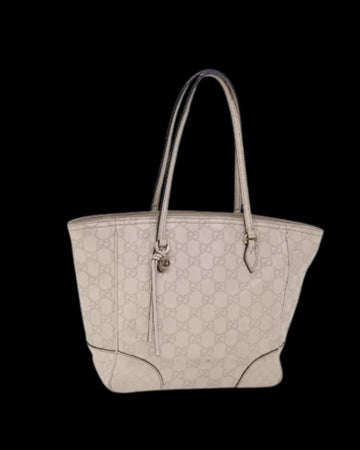 Beige Canvas Gucci Tote