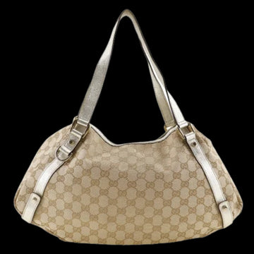Beige Canvas Gucci Tote