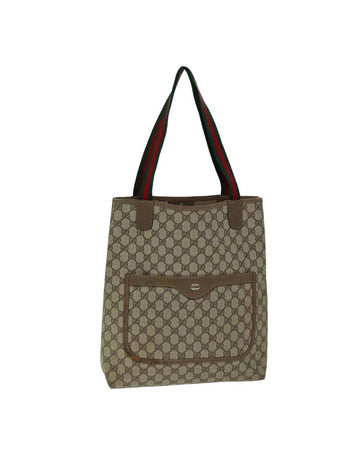 Beige Canvas Gucci Tote