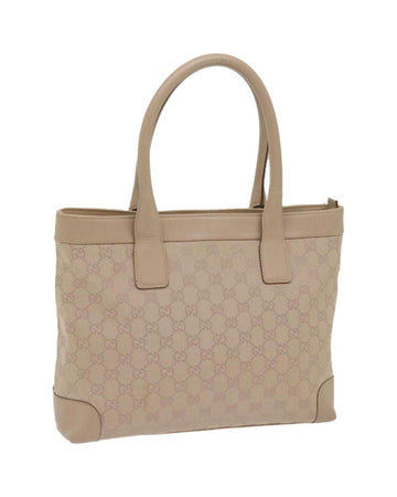 Beige Canvas Gucci Tote