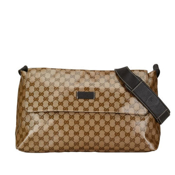 Beige Leather Gucci Shoulder Bag