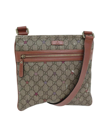 Beige Leather Gucci Shoulder Bag