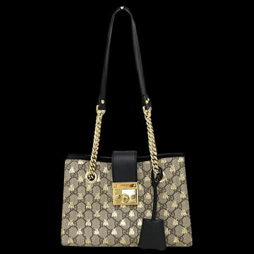 Beige Leather Gucci Shoulder Bag