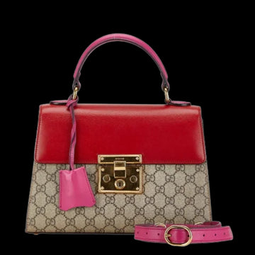 Beige Leather Gucci Shoulder Bag