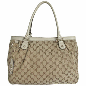 Beige Leather Gucci Handbag