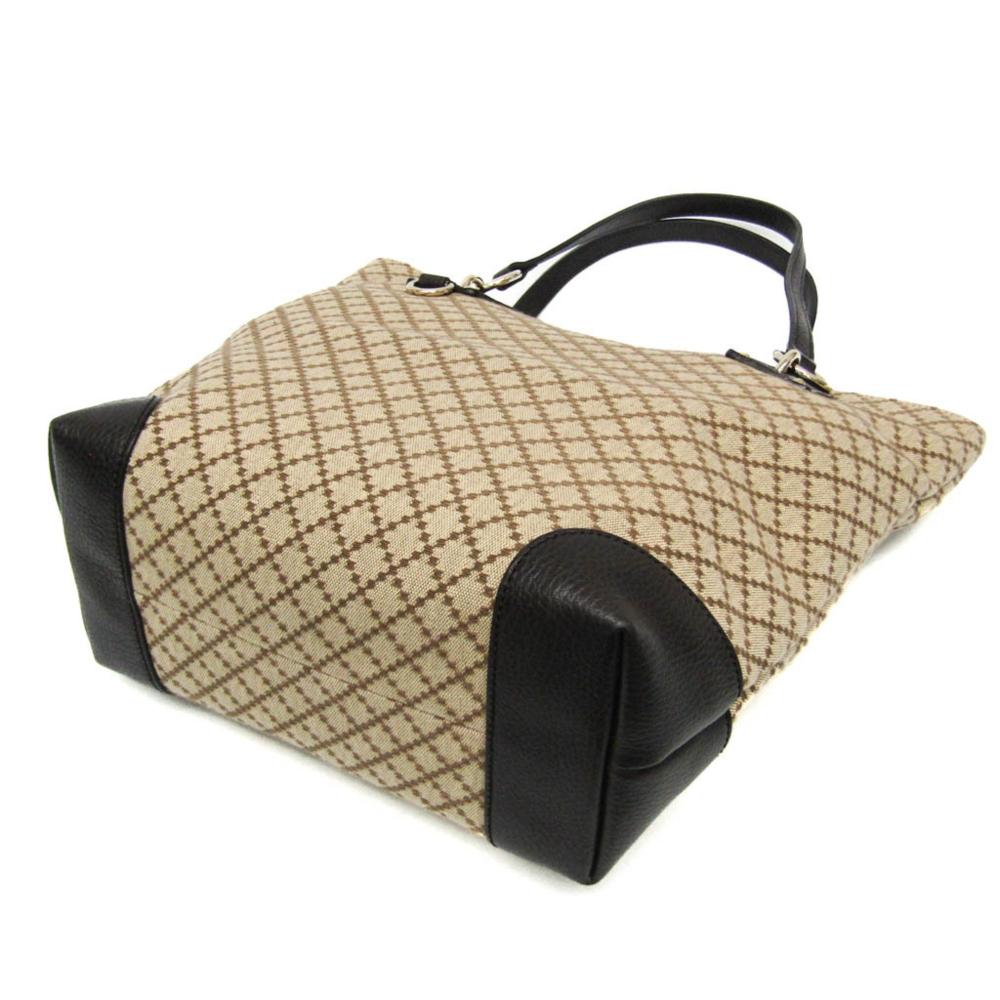 Beige Leather Gucci Tote