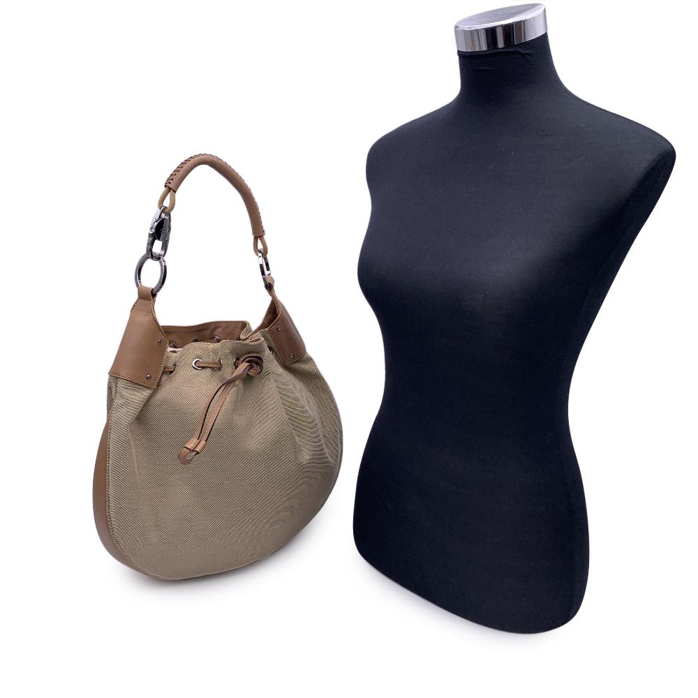Beige Leather Gucci Handbag