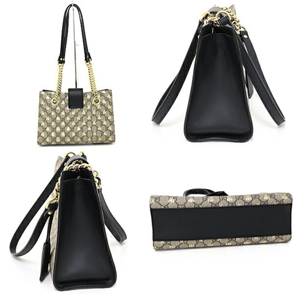 Beige Leather Gucci Shoulder Bag