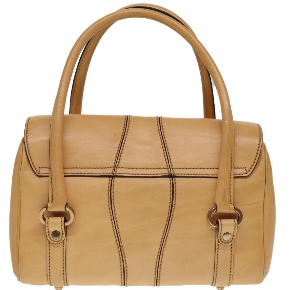 Beige Leather Gucci Handbag