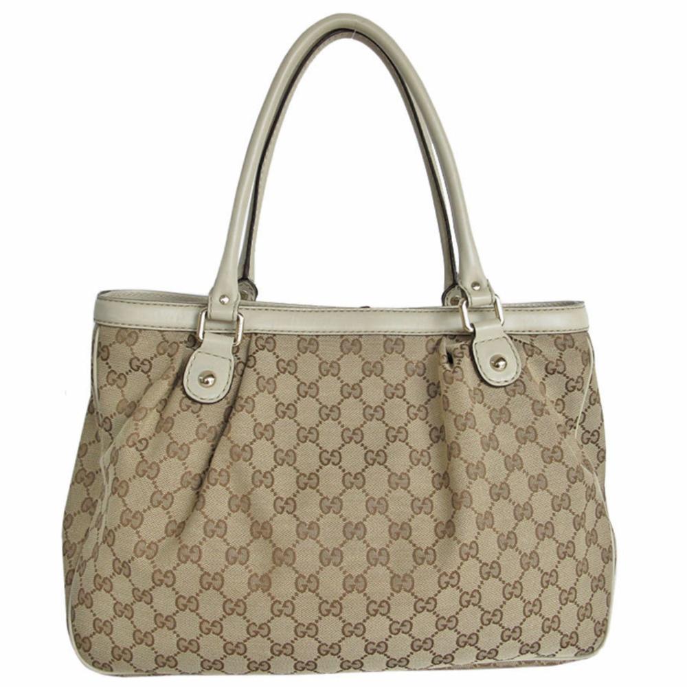 Beige Leather Gucci Handbag