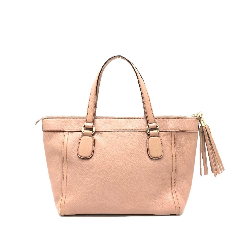 Beige Leather Gucci Travel Bag