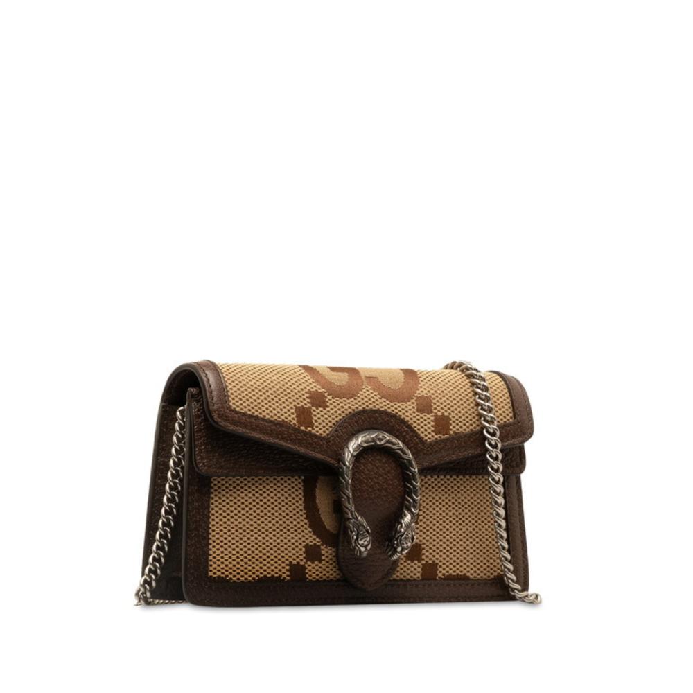 Beige Leather Gucci Dionysus