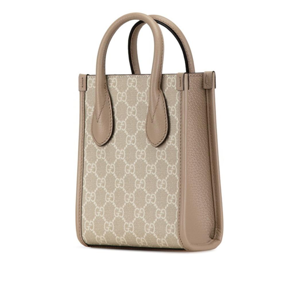 Beige Leather Gucci Handbag