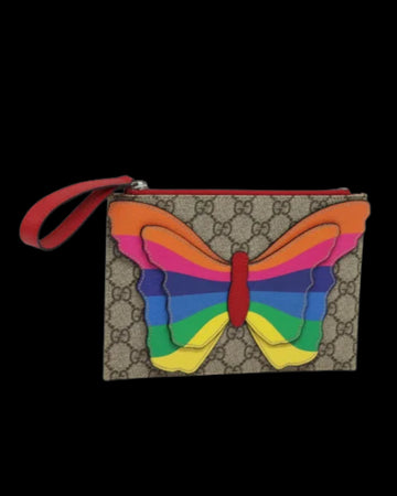Beige Plastic Gucci Clutch
