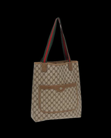Beige Plastic Gucci Swing Tote