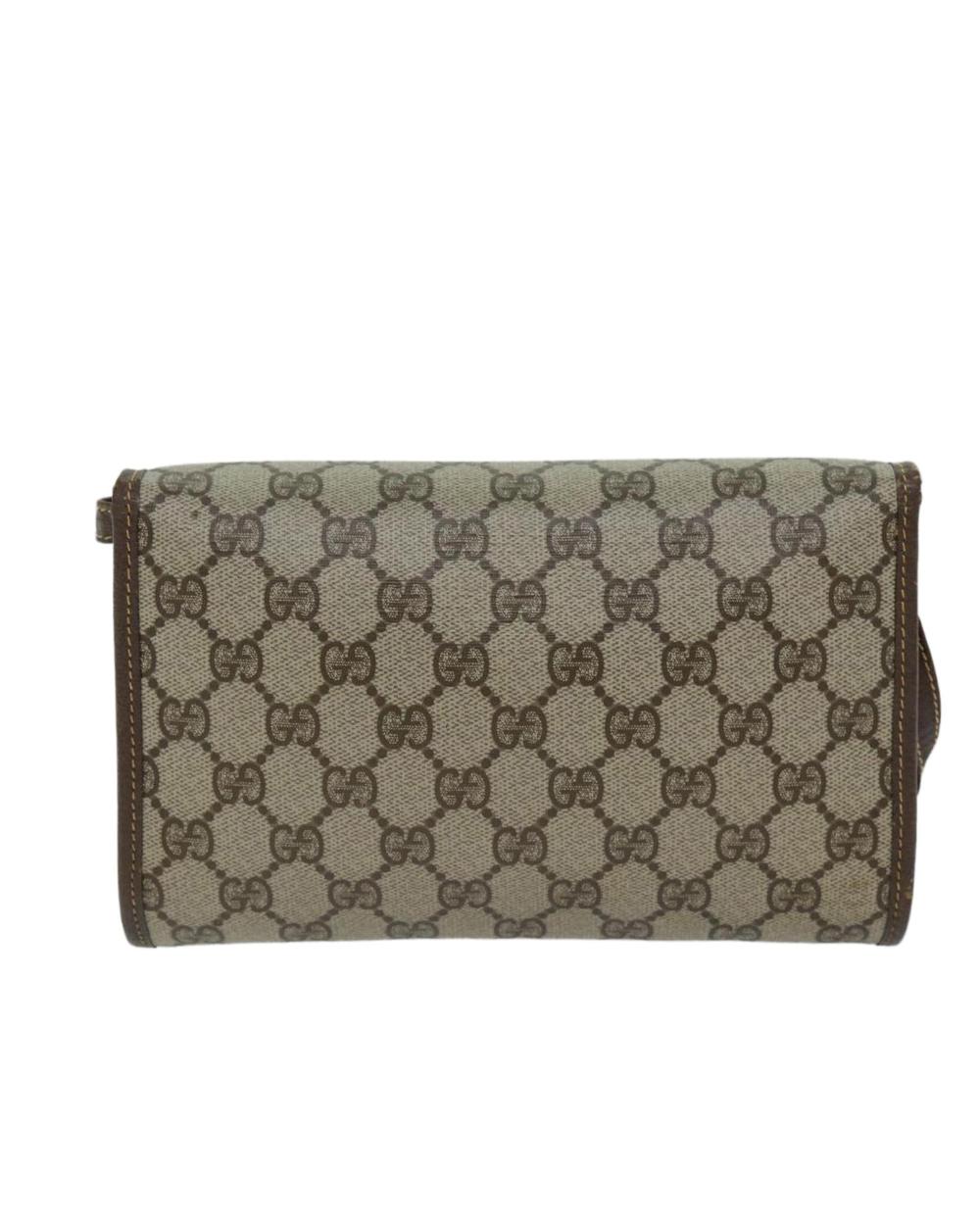 Beige Plastic Gucci Shoulder Bag